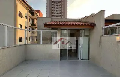 Cobertura para venda em campestre de 89.00m² com 2 quartos, 1 suite e 1 garagem