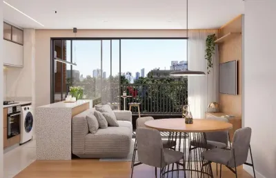 Apartamento para venda em novo mundo de 67.00m² com 3 quartos, 1 suite e 1 garagem