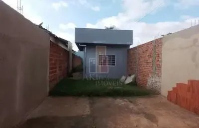 Casa para venda em jardim nova esperança de 42.00m² com 1 quarto e 2 garagens