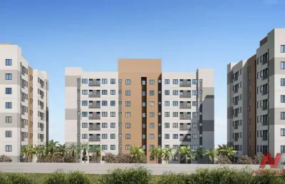 Apartamento para venda em fazenda felicidade de 39.00m² com 2 quartos e 1 garagem