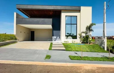 Casa de condomínio para venda em quinta do lago ii - lac léman de 188.00m² com 3 quartos, 3 suites e 4 garagens