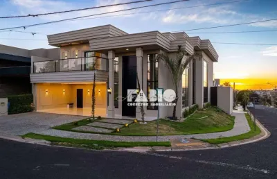 Sobrado para venda em parque residencial damha vi de 470.00m² com 4 quartos, 4 suites e 6 garagens