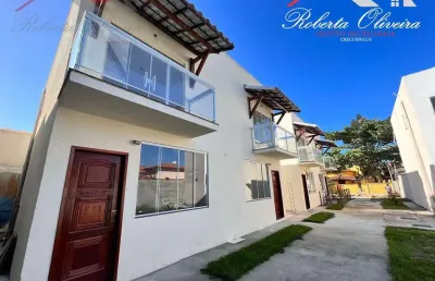 Casa de condomínio para venda em verão vermelho (tamoios) de 80.00m² com 2 quartos, 2 suites e 1 garagem