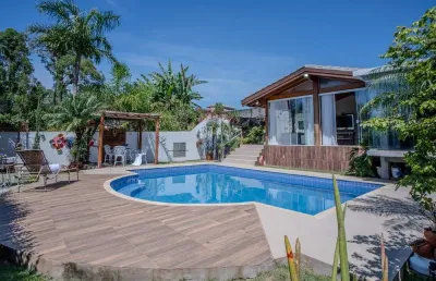Casa para venda em jundiaizinho (terra preta) de 248.00m² com 3 quartos, 2 suites e 4 garagens