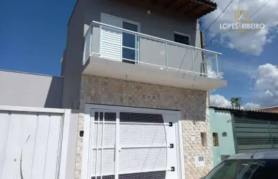 Sobrado para venda em jardim monte mor de 63.00m² com 3 quartos e 2 garagens