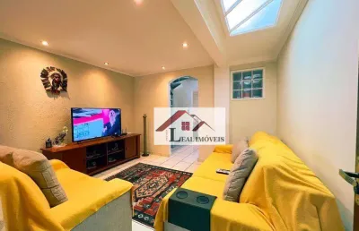Sobrado para venda em jardim ana maria de 170.00m² com 3 quartos, 1 suite e 2 garagens