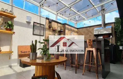 Cobertura para venda em baeta neves de 188.00m² com 3 quartos, 1 suite e 2 garagens