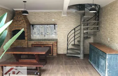 Sobrado para venda em campestre de 250.00m² com 4 quartos e 3 suites