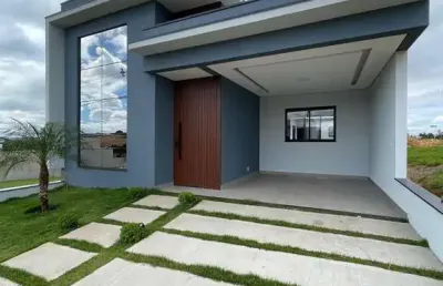 Casa de condomínio para venda em loteamento park gran reserve de 144.00m² com 3 quartos, 3 suites e 2 garagens