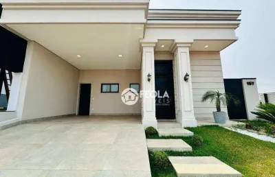 Casa de condomínio para venda em recanto das águas de 180.00m² com 3 quartos, 1 suite e 4 garagens
