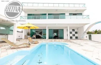 Casa para venda em matinhos de 432.00m² com 4 quartos, 3 suites e 5 garagens