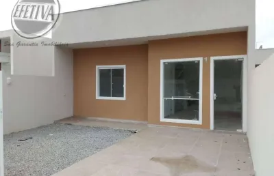 Casa para venda em matinhos de 55.00m² com 3 quartos, 1 suite e 1 garagem