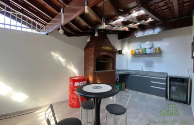 Casa para venda em jardim chácara dos pinheiros de 121.00m² com 3 quartos, 1 suite e 2 garagens