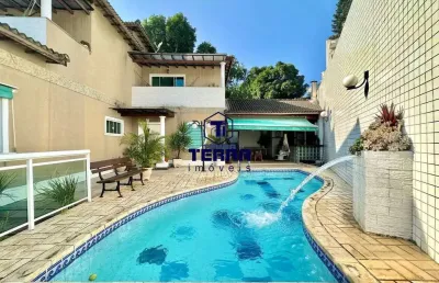 Casa de condomínio para venda em rio do ouro de 385.00m² com 6 quartos, 3 suites e 3 garagens