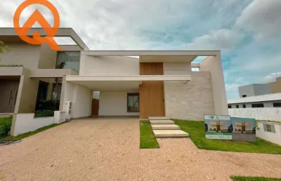 Casa de condomínio para venda em santorini residencial club de 213.78m² com 4 quartos, 4 suites e 4 garagens