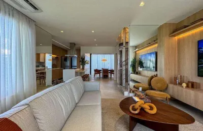 Casa de condomínio para venda em jardim santiago de 208.00m² com 3 quartos, 3 suites e 2 garagens