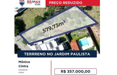 Terreno à venda no Jardim Paulista, Atibaia 