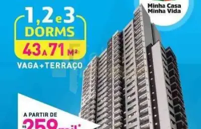 Apartamento para venda em votupoca de 71.00m² com 3 quartos, 1 suite e 2 garagens