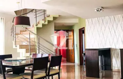 Cobertura para venda em vila oliveira de 326.00m² com 3 quartos, 2 suites e 5 garagens