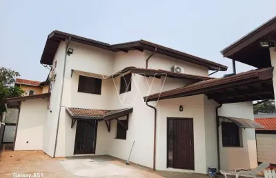Casa de condomínio para alugar em loteamento caminhos de são conrado (sousas) de 330.00m² com 3 quartos, 1 suite e 4 garagens