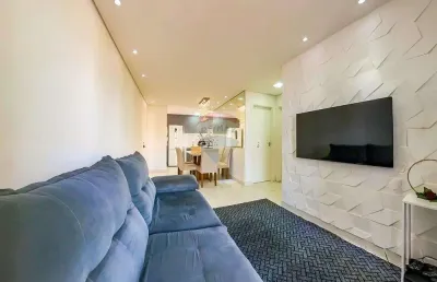 Apartamento para venda em vila candinha de 57.00m² com 2 quartos, 1 suite e 1 garagem