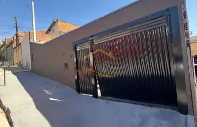 Casa para venda em residencial gabriela de 135.00m² com 3 quartos, 1 suite e 2 garagens