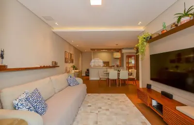 Apartamento para venda em ahú de 117.00m² com 3 quartos, 1 suite e 2 garagens