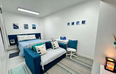 Kitnet para venda em ponta da praia de 33.00m² com 1 quarto e 1 garagem