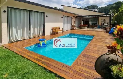 Casa de condomínio para venda em chácara eliana de 277.00m² com 3 quartos, 3 suites e 3 garagens