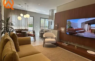 Casa de condomínio para venda em chácara primavera de 136.72m² com 3 quartos, 3 suites e 2 garagens
