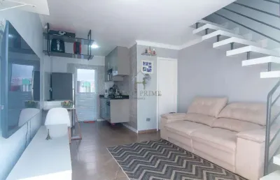 Casa de condomínio para venda em chácara ondas verdes de 48.00m² com 2 quartos e 1 garagem