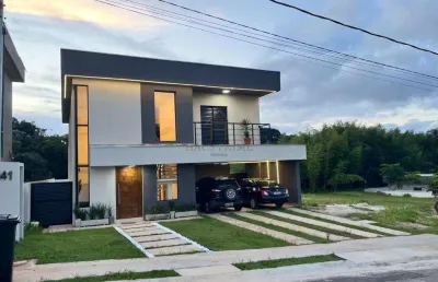 Casa de condomínio para venda em capuava de 242.00m² com 3 quartos, 3 suites e 6 garagens