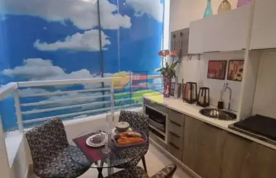 Apartamento para venda em centro de 42.00m² com 1 quarto e 1 garagem