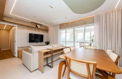 Apartamento para venda em campo comprido de 113.00m² com 3 quartos, 1 suite e 2 garagens