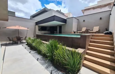 Casa de condomínio para venda em residencial villa d’aquila de 256.00m² com 3 quartos, 3 suites e 2 garagens