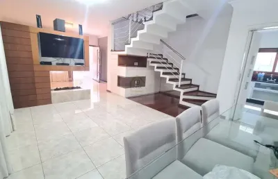 Casa de condomínio para venda em vila oliveira de 255.00m² com 3 quartos, 1 suite e 4 garagens