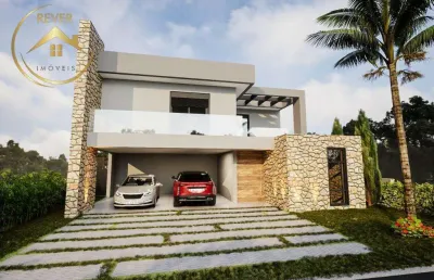 Casa de condomínio para venda em alphaville dom pedro 3 de 340.00m² com 3 quartos, 3 suites e 3 garagens