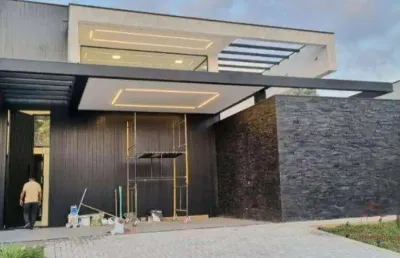 Casa de condomínio para venda em alphaville nova esplanada iv de 326.00m² com 3 quartos, 3 suites e 4 garagens
