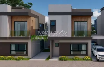 Casa de condomínio para venda em boqueirão de 105.00m² com 3 quartos, 1 suite e 2 garagens