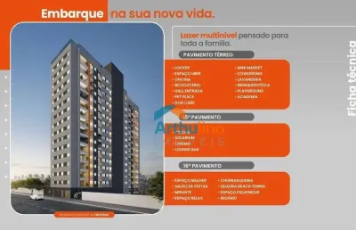 Apartamento para venda em vila carmosina de 37.00m² com 2 quartos