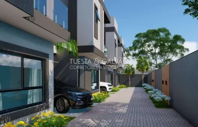 Casa de condomínio para venda em boqueirão de 105.00m² com 3 quartos, 1 suite e 2 garagens