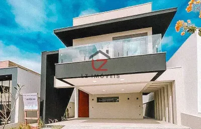 Casa para venda em villaggio san marco de 238.00m² com 3 quartos, 3 suites e 4 garagens