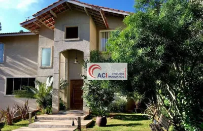 Casa de condomínio para venda e aluguel em granja viana de 335.00m² com 5 quartos, 3 suites e 4 garagens