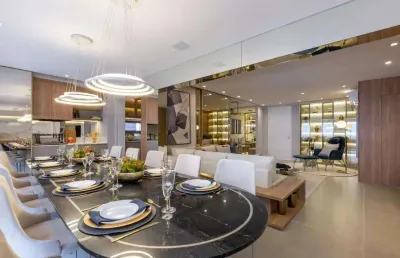 Apartamento para venda em vila itapura de 120.80m² com 3 quartos, 3 suites e 2 garagens