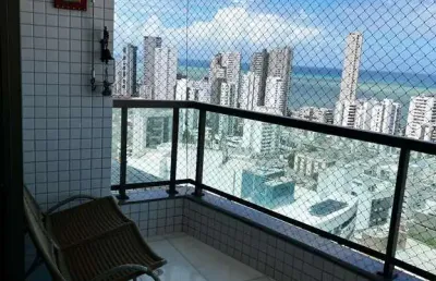 Apartamento para alugar em boa viagem de 180.00m² com 3 quartos, 2 suites e 2 garagens
