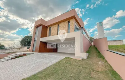 Casa para venda em residencial fazenda santa rosa - fase 1 de 270.00m² com 3 quartos, 3 suites e 4 garagens