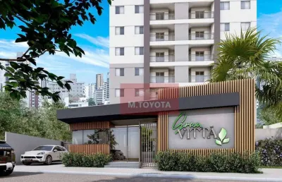 Apartamento para venda em vila augusta de 45.00m² com 2 quartos, 1 suite e 1 garagem