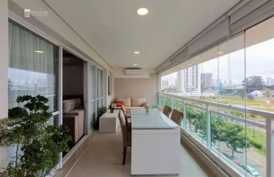 Apartamento para venda em vila mogilar de 125.00m² com 3 quartos, 3 suites e 2 garagens