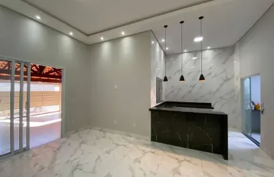 Casa para venda em residencial ouro verde de 140.00m² com 3 quartos, 1 suite e 2 garagens