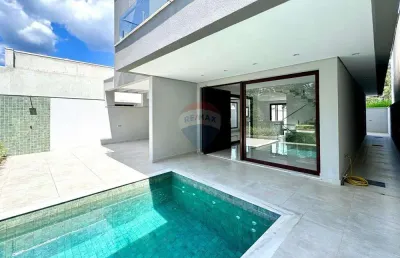 Casa de condomínio para venda em residencial real park de 305.00m² com 4 quartos e 4 suites